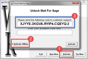 Mail For Sage - three steps on single Image